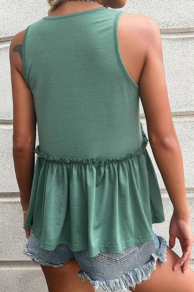 Ruffle Tank Top