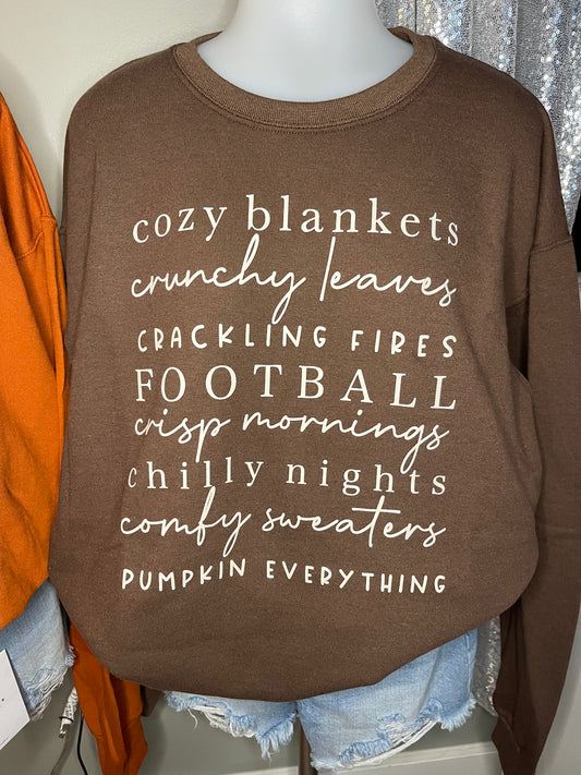 Cozy Blankets Crewneck
