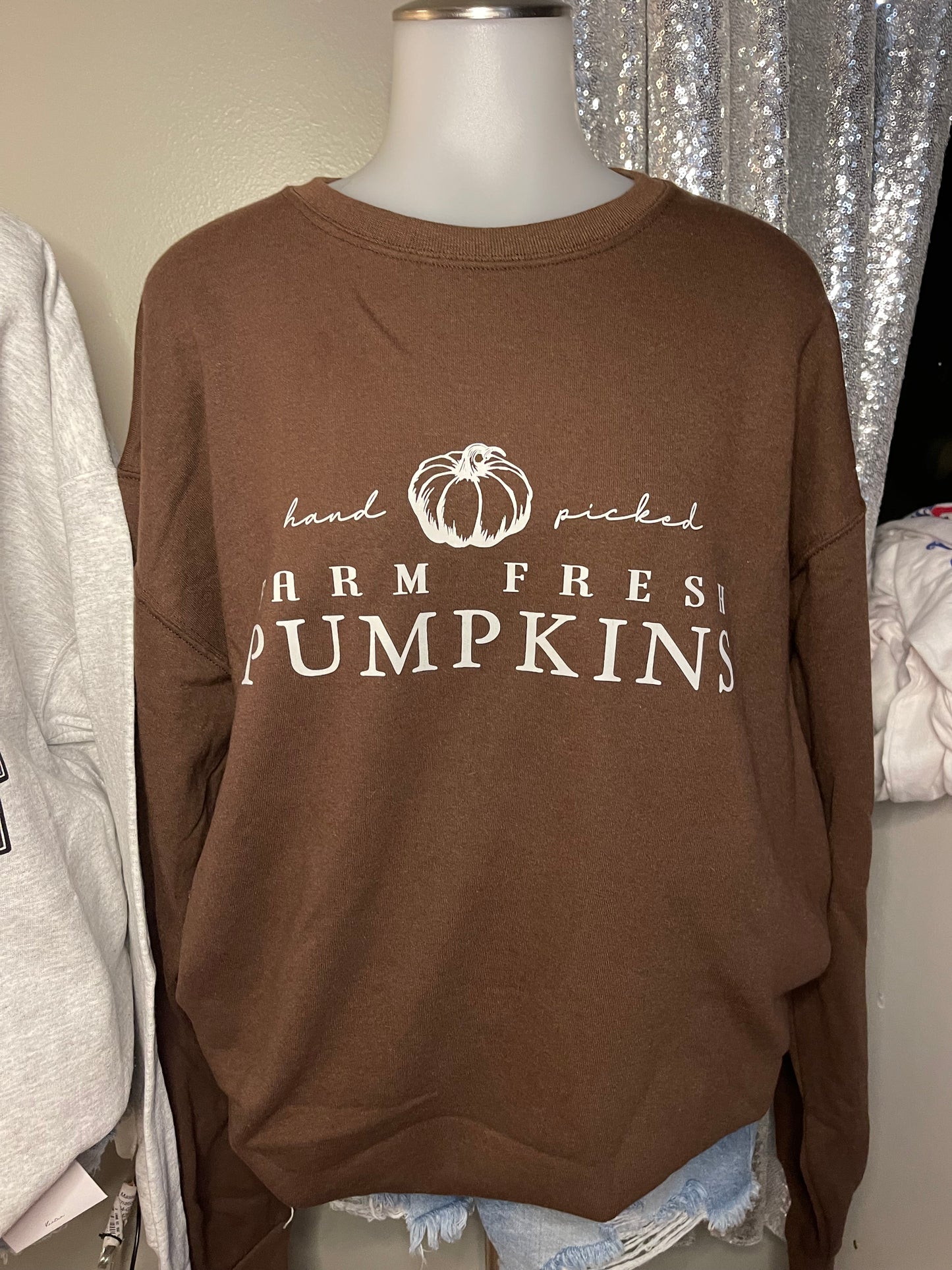Farm Fresh Pumpkins Crewneck