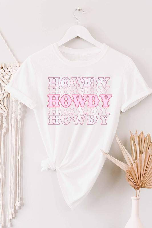 HOWDY short sleeve graphic t-shirt