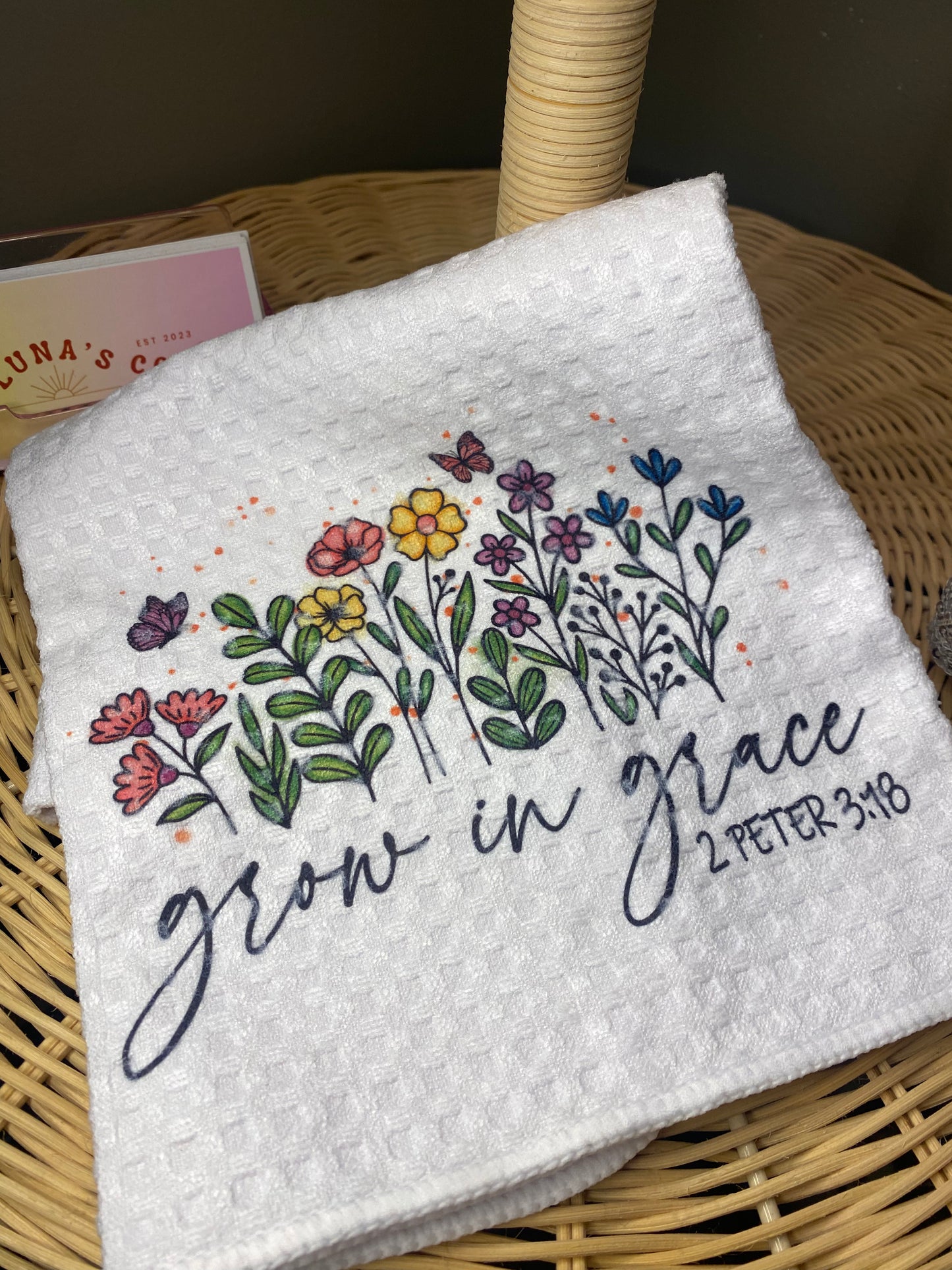 Grow In Grace Dish Rag