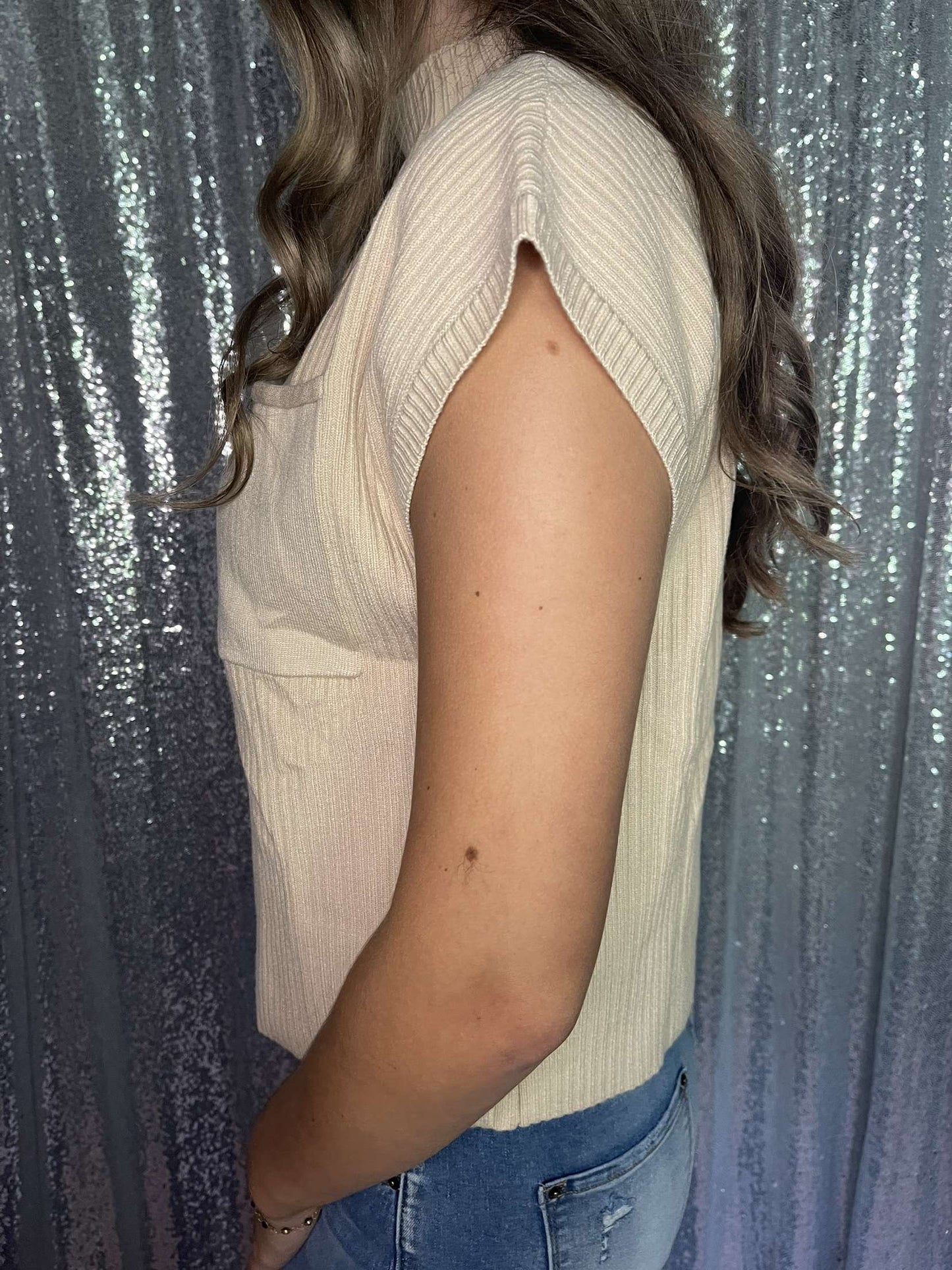 Crème Brûlée Sweater Vest (pre-order)