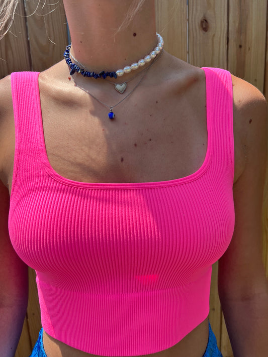 Seamless Ribbed Tank Top