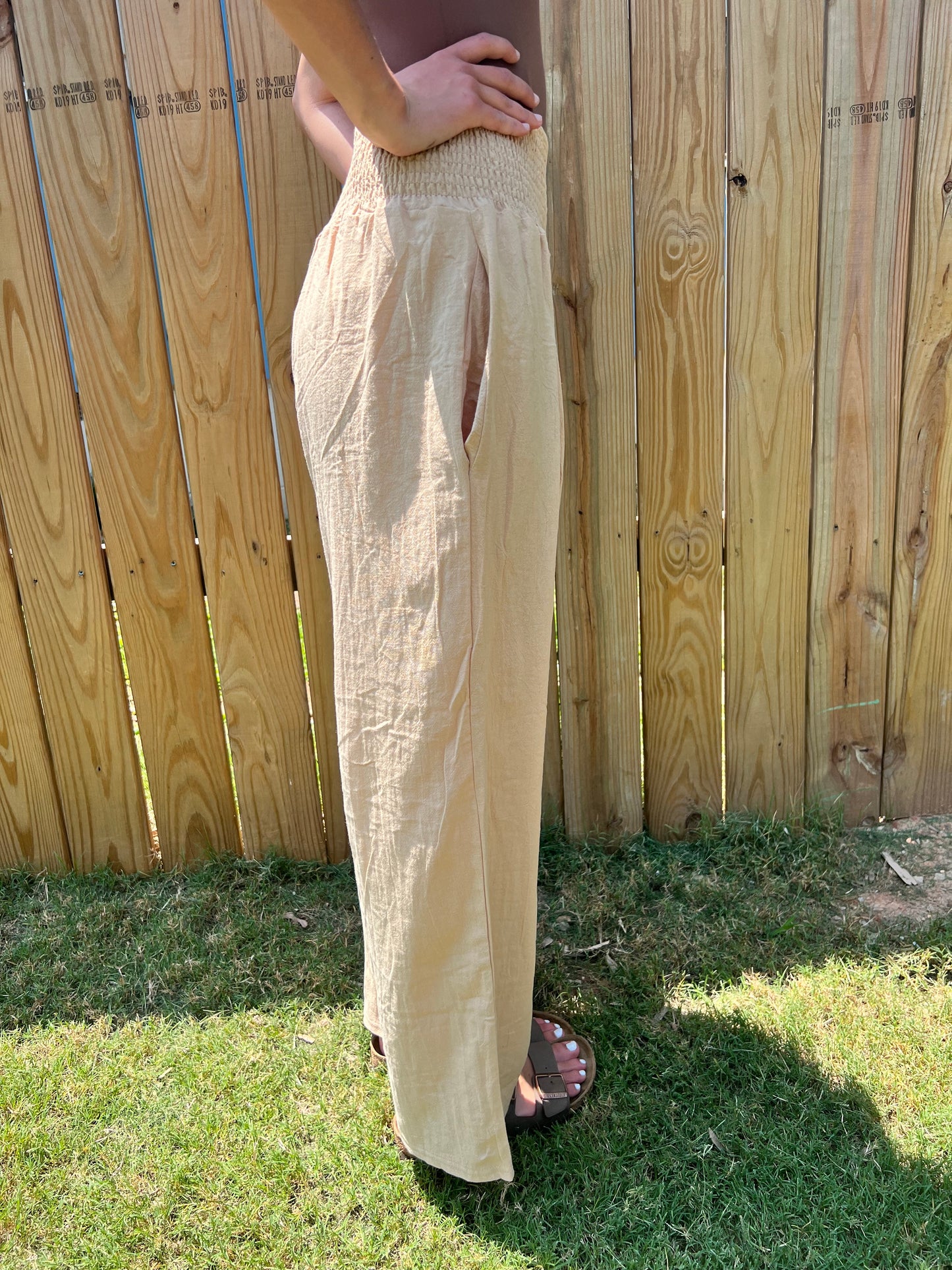 Smocked Pants