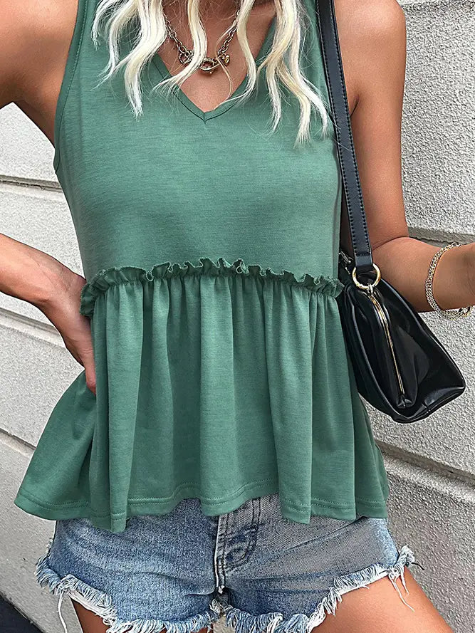 Ruffle Tank Top