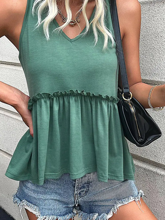 Ruffle Tank Top