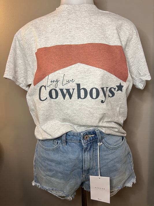 Long Live Cowboys Western T-Shirt